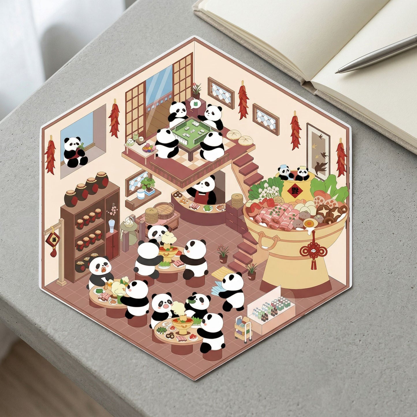 Stickers - Multiple Styles Micro World 3D House - Zelvo