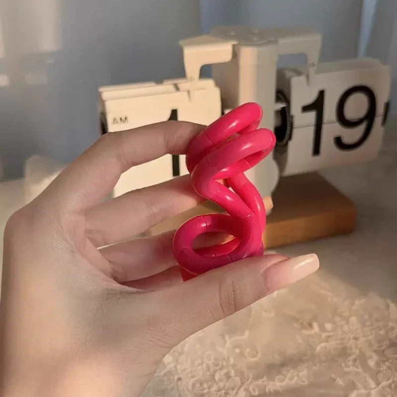 Deformable Temperature Acute Color Changing Twisting Decompression Knot Toy Attention Training Creative Stress Relief Toys