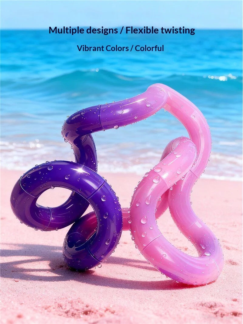 Deformable Temperature Acute Color Changing Twisting Decompression Knot Toy Attention Training Creative Stress Relief Toys