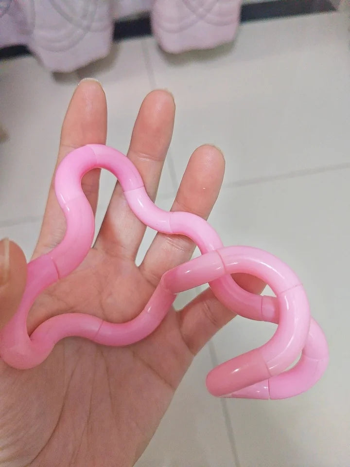 Deformable Temperature Acute Color Changing Twisting Decompression Knot Toy Attention Training Creative Stress Relief Toys
