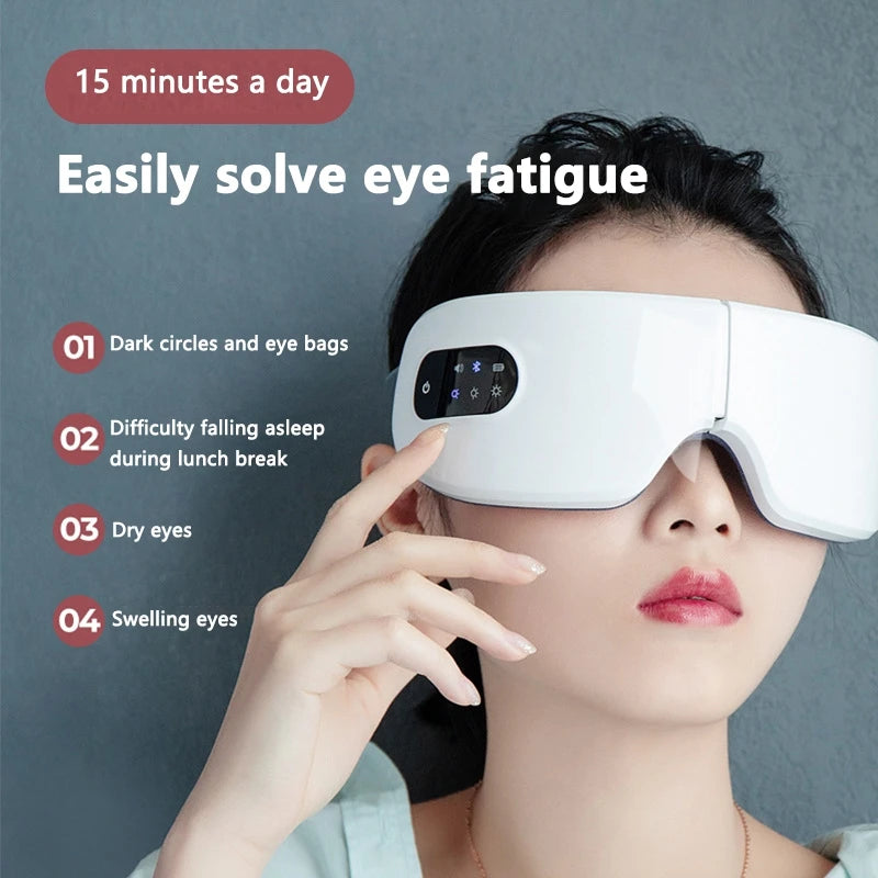 Smart Eye Massager Vibration Eye Care Massage Bluetooth Music