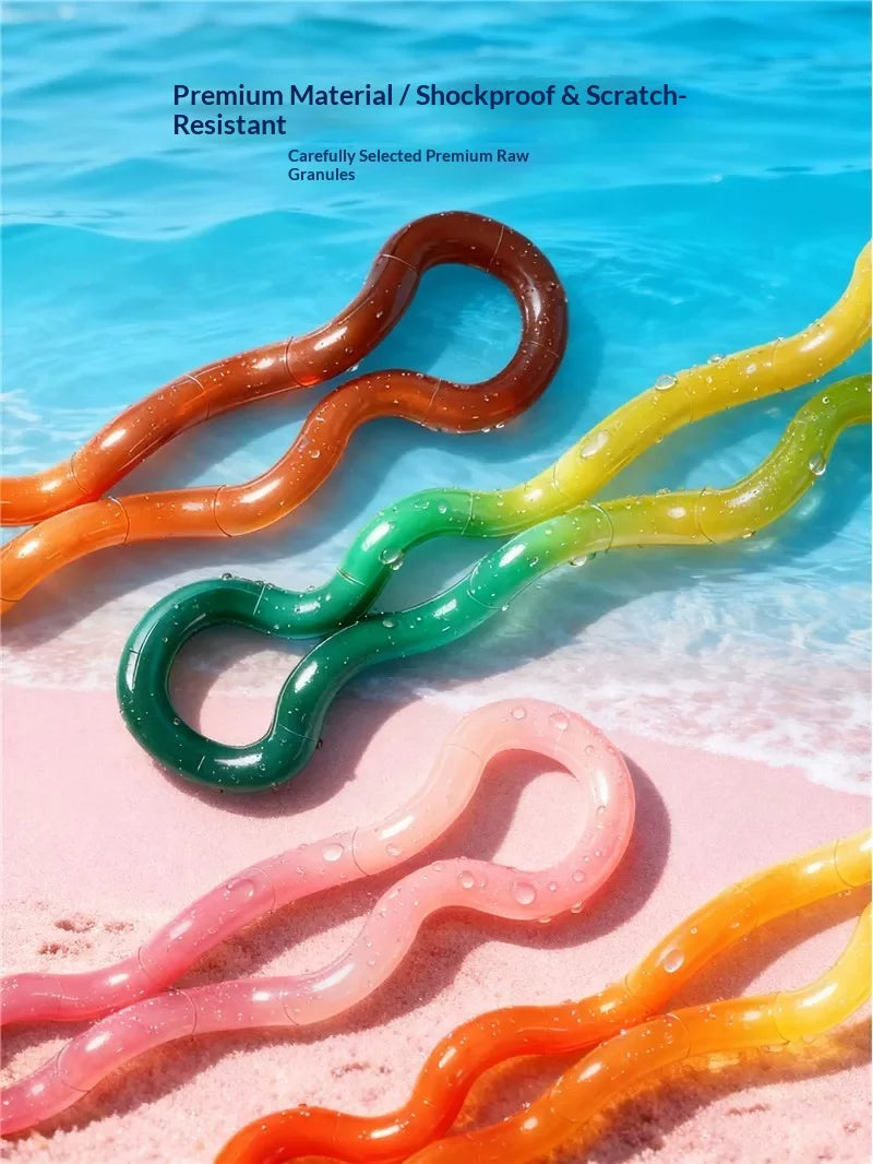 Deformable Temperature Acute Color Changing Twisting Decompression Knot Toy Attention Training Creative Stress Relief Toys