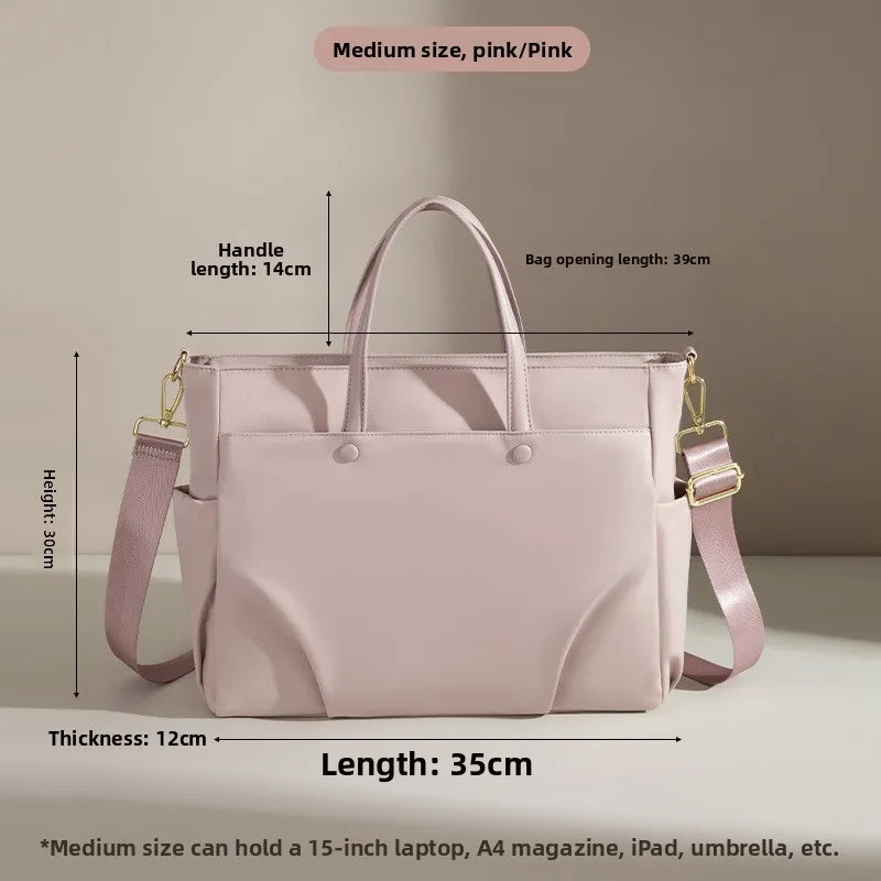 Large Capaci Laptop Bag Women's Handbag Tote Crossbody oulder Bag for Commuting And Busin Trips Ladies Nylon Bag