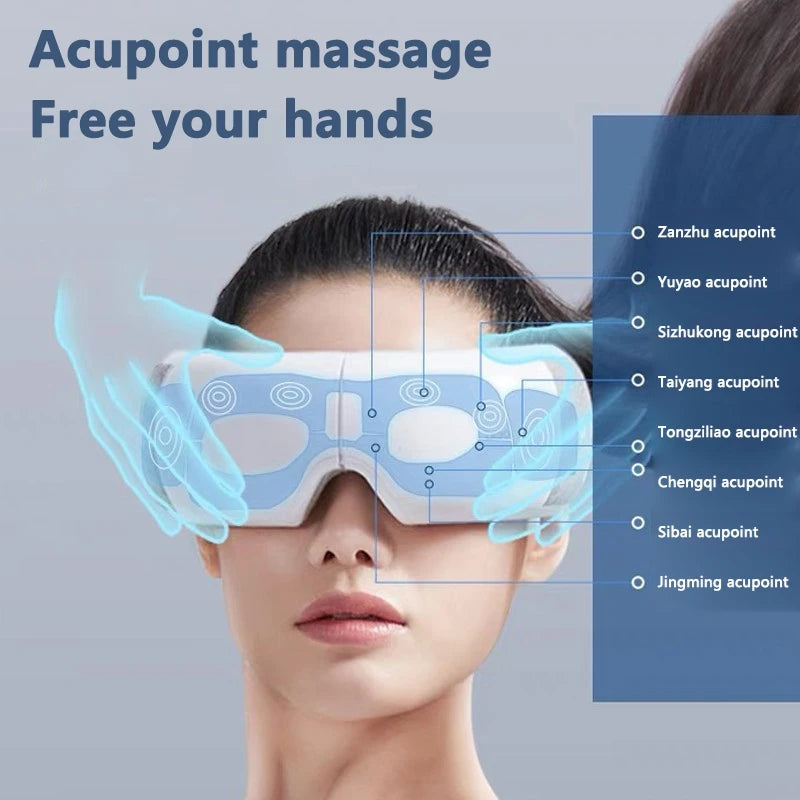 Smart Eye Massager Vibration Eye Care Massage Bluetooth Music