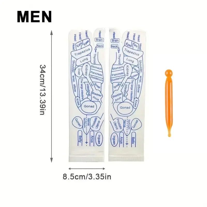 Acupoint Foot Massager - Therapeutic Reflexology Socks - Zelvo