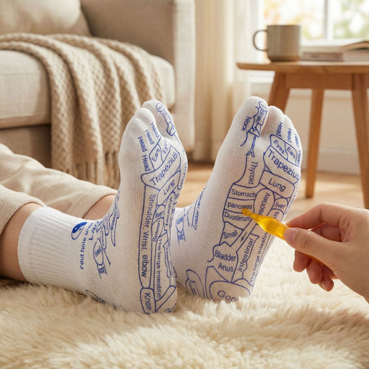 Acupoint Foot Massager - Therapeutic Reflexology Socks - Zelvo