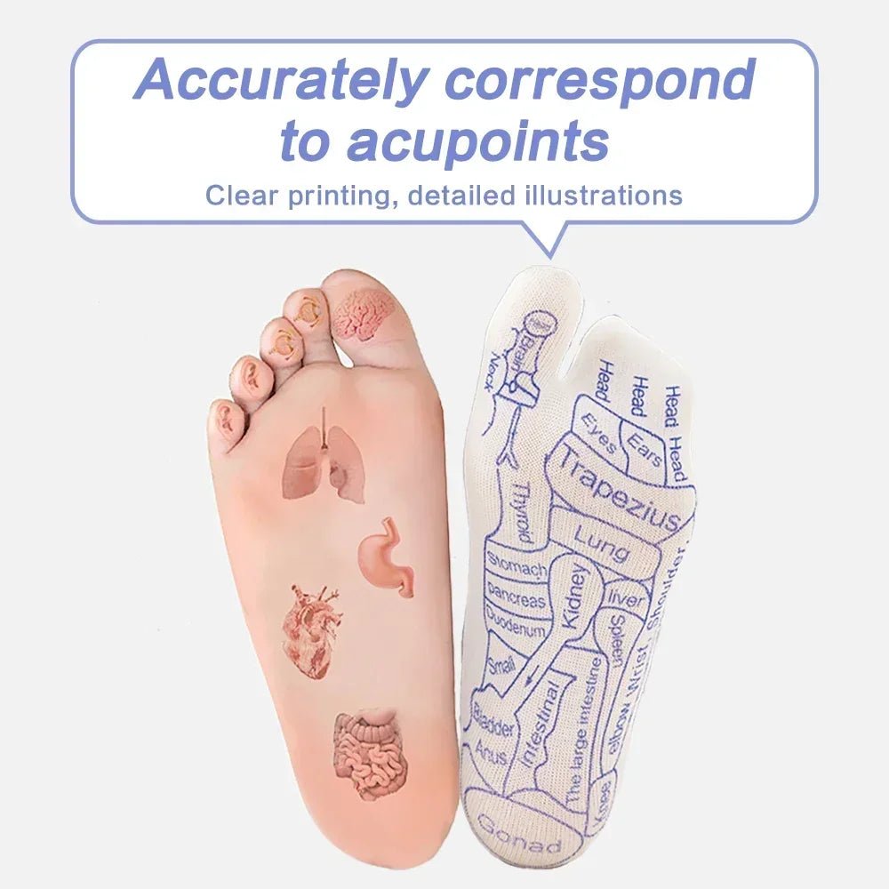 Acupoint Foot Massager - Therapeutic Reflexology Socks - Zelvo