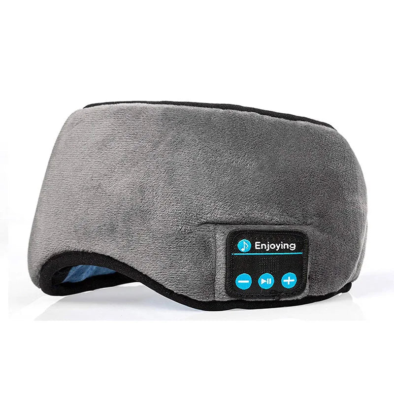 Bluetooth 3D Eye Mask Headphones Music Sleeping Headband - Zelvo