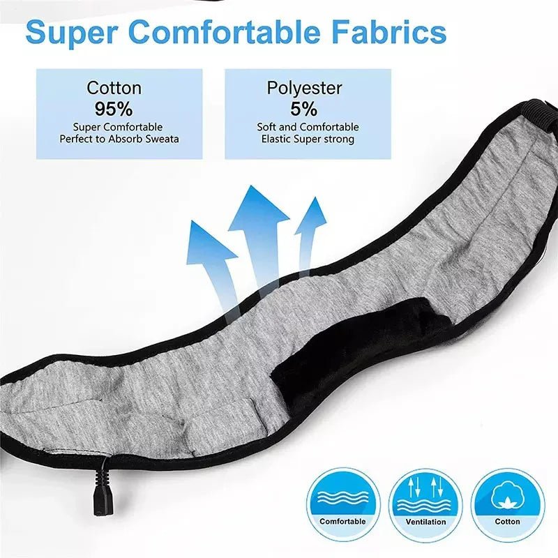 Bluetooth 3D Eye Mask Headphones Music Sleeping Headband - Zelvo