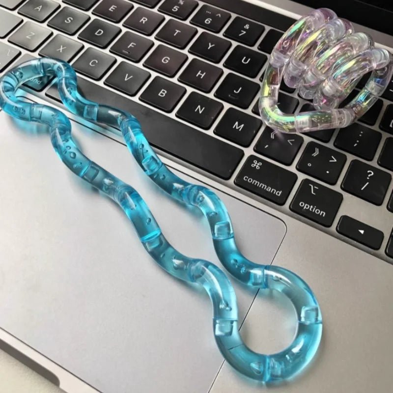 Deformable Temperature Acute Color Changing Twisting Decompression Knot Toy - Zelvo