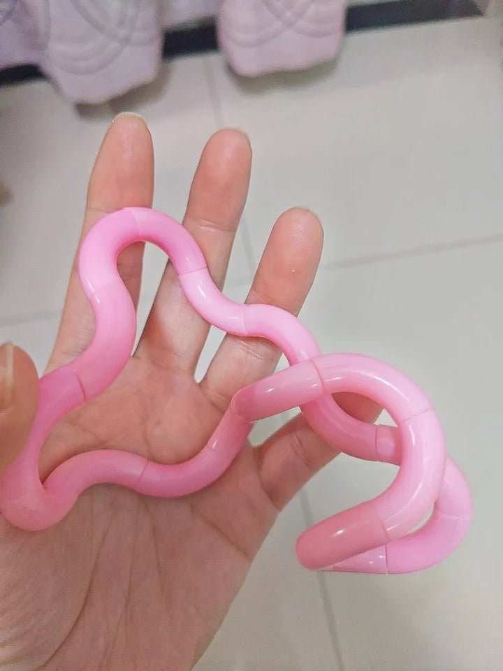 Deformable Temperature Acute Color Changing Twisting Decompression Knot Toy - Zelvo