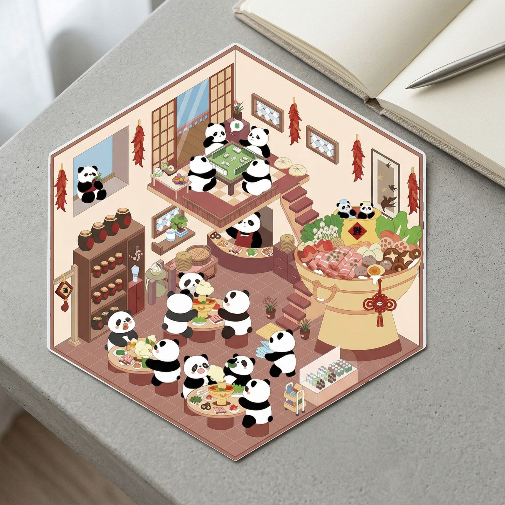 Stickers - Multiple Styles Micro World 3D House - Zelvo