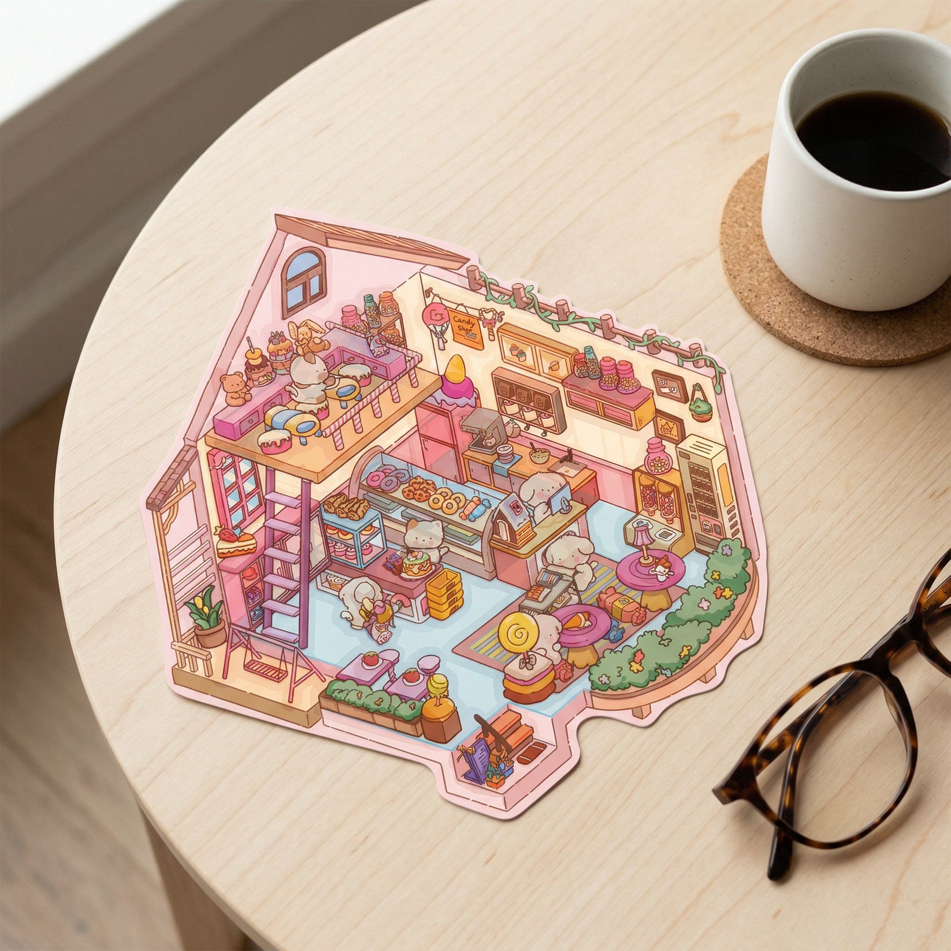 Stickers - Multiple Styles Micro World 3D House - Zelvo