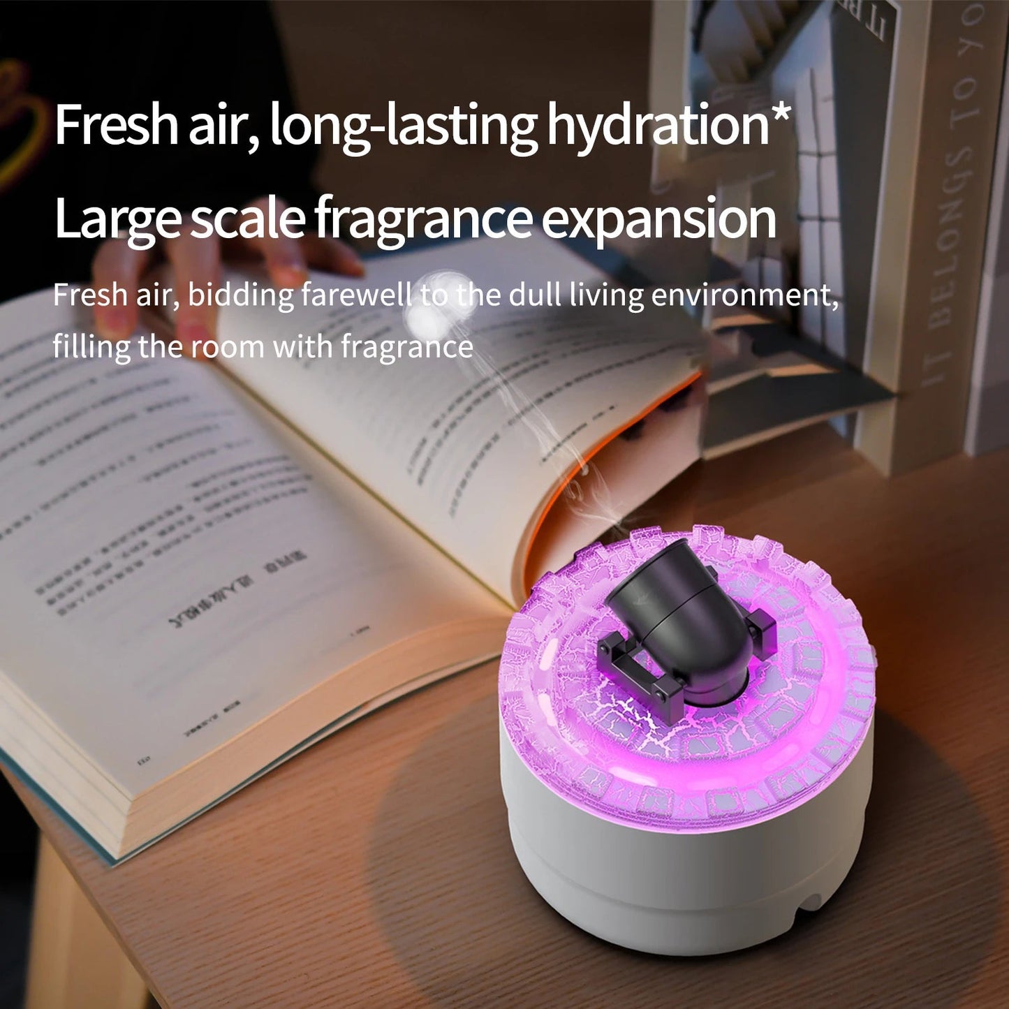 Volcanic Crack Light Art Humidifier - Zelvo