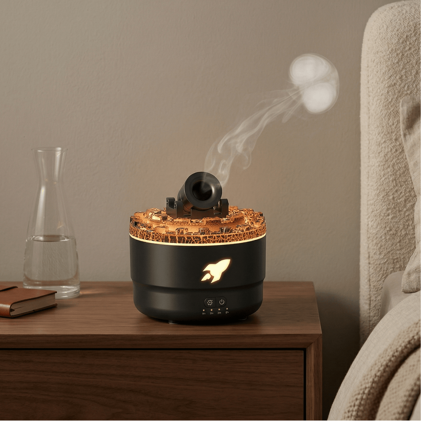 Volcanic Crack Light Art Humidifier - Zelvo