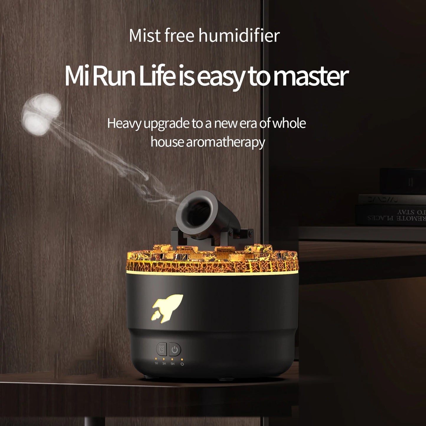 Volcanic Crack Light Art Humidifier - Zelvo