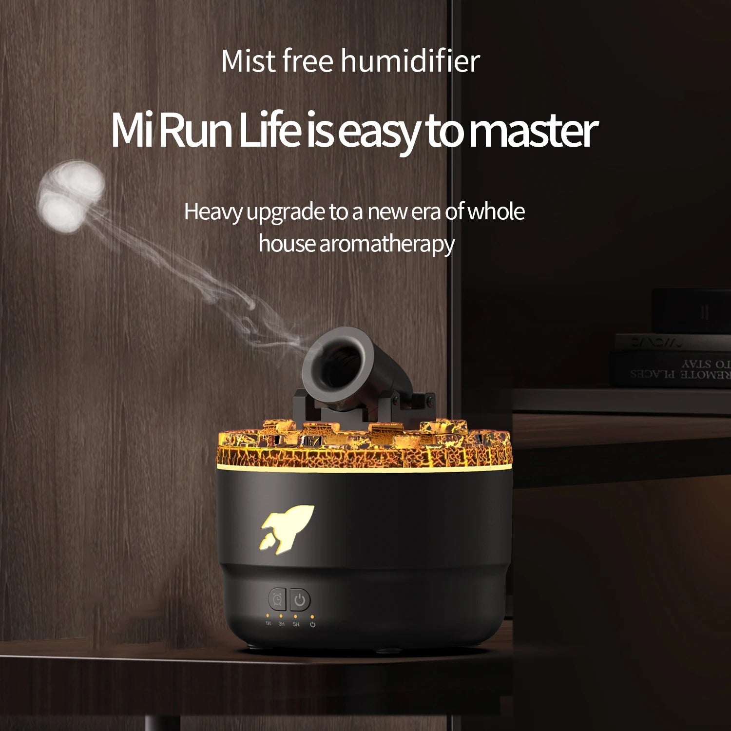 Volcanic Crack Light Art Humidifier - Zelvo
