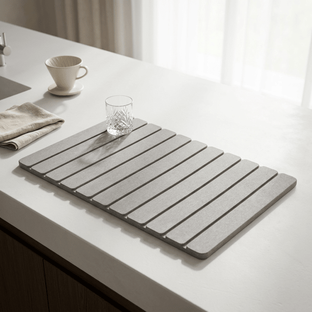 Zelvo StoneDry Duo™ – Large & Small Kitchen Drying Mats Set - Zelvo